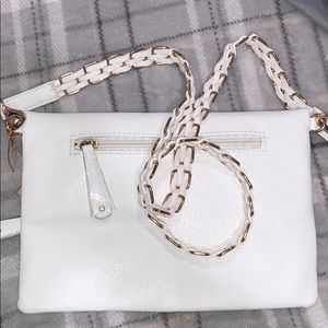 Francesca’s white crossbody purse